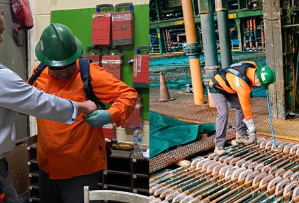 Exoesqueleto fortalece la seguridad y ergonomía en Codelco Salvador.
