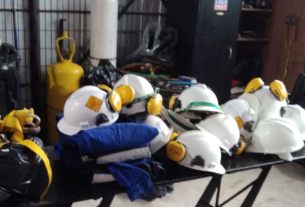 Donación de equipamiento e implementos de seguridad
